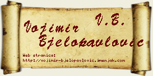 Vojimir Bjelopavlović vizit kartica